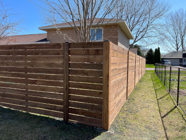 Fence installed by GB General Construction
